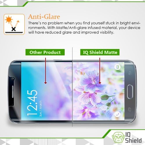 IQShield Matt Teljes Test Bőr Kompatibilis a Samsung Galaxy S23 Ultra 5G, magában Foglalja a csillogásmentes (Teljes Lefedettség)