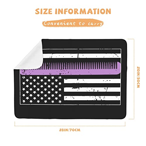 Szomorú Haj Stylist Amerikai Zászló Pelenkázó Pad Hordozható Újszülött Vízálló Pelenka Könnyű Utazási Változó Mat