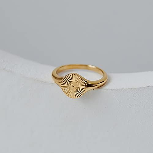 Arany bevonat magas polírozott Rozsdamentes Acél rakható jegygyűrűt a nők ins ékszer ajándék