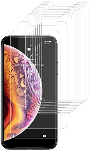 AMBM Kompatibilis iPhone XR 6.1 Colos Edzett Üveg, Clear Screen Protector Nagykereskedelmi 10 Csomag Apple iPhone XR 2018 Legújabb (10 Pack)