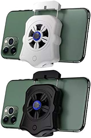 XJJZS Mobil Telefon, Hűtő Hordozható Játék Radiátor, Univerzális USB Interfész Okostelefon Hűtő Pad Játék (Szín : Fekete)
