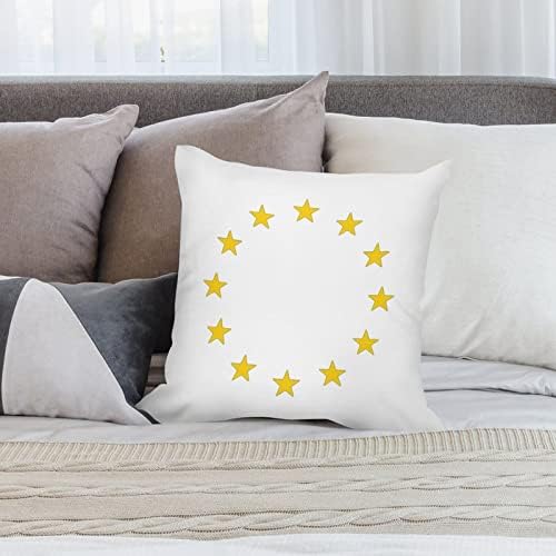 Európa, EU-Zászló Párnát Öleli Készlet 2 Párna Esetében Kanapé, Kanapé, Hálószoba Autó Dekoratív Párnák