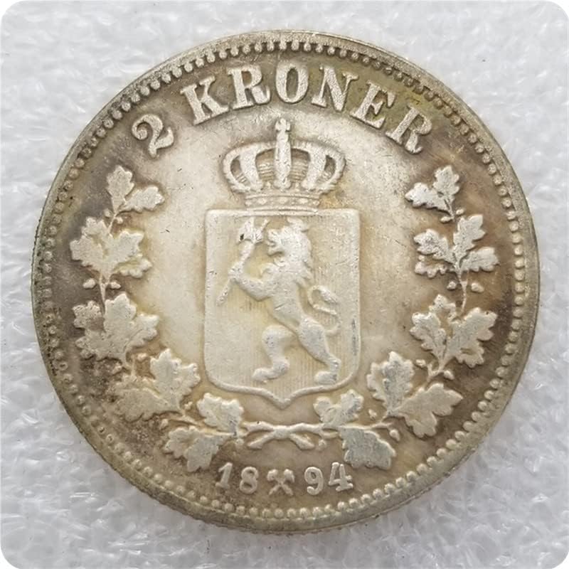 Norvégia 1878,1885,1888,1890,1892,1894,1902 Norvégia 2 KORONA Érme