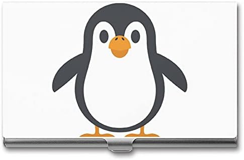 Pingvin Nyomtatás Névjegykártya Esetben Fém Jogosultja Zsebében Tárca Neve Kártyák Szervező Aranyos