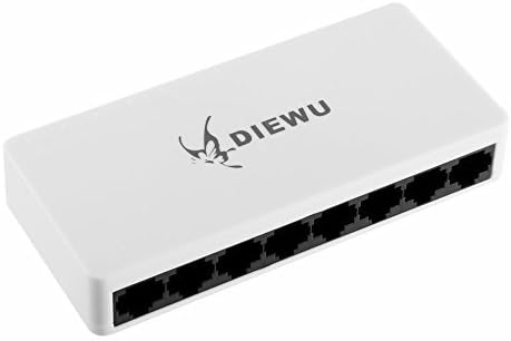 10/100Mbps 5 Port Micro USB Tápegység Gyors Ethernet LAN RJ45 Hálózati Switch Hub Támogatja a Power Bank Laptop ... (8 Port 10/100Mbps)