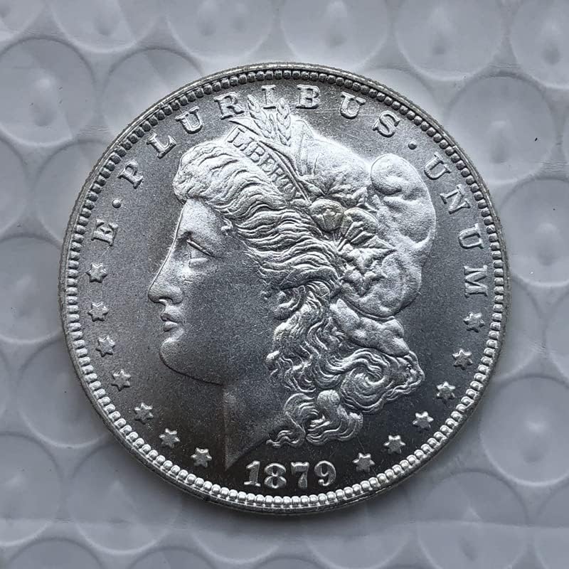 1879P Kiadás Amerikai Morgan Érme Ezüst Dollár Réz ezüstözött Antik Kézműves Külföldi Emlékérme