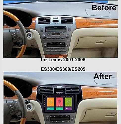 9-es HD Érintőképernyő Auto-Auto Navigációs Sztereó-Autoradio L. EXUS ES250 ES330 2001-2005, Bluetooth/FM/RDS/GPS/SWC/Tükör Kapcsolat/tolató