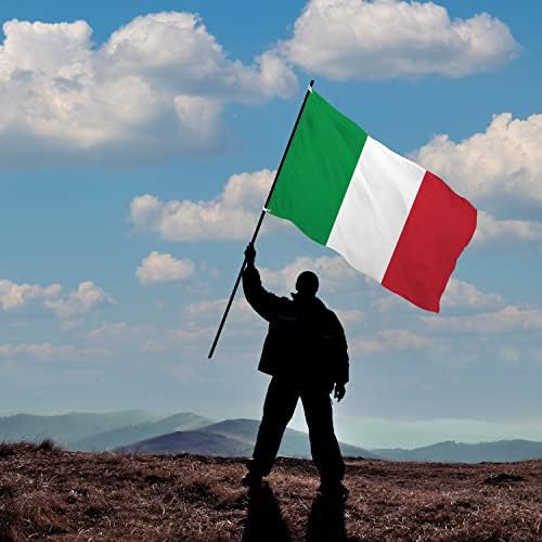 BANNER BUZZ LÁTHATÓVÁ TENNI, Olaszország Zászló Kötött Szövet 90 GSM - Könnyű, Világos & Élénk Színek, Sárgaréz Fiatalok Felhasználásra