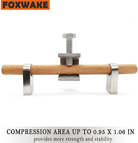 Foxwake Mini C Bilincsek Rozsdamentes Acél 0,83 Hüvelyk Dolgozik, nagy teljesítményű, Kis U Bilincsek Fém Szerelhető, Univerzális Asztal