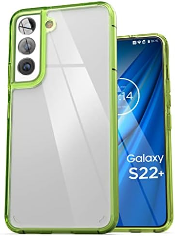Tartozékait 360 Védelmet biztosít Samsung Galaxy S22 Plusz Tiszta Ügy, a Képernyő Védő Edzett Üveg + Kamera Lencséjét Védő, 3 Darabból