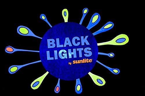 Sunlite 40741-SU LED 19 Fekete Izzó, 2 Watt, Közép-Bázis (E26), 365nm Hullámhossz, Ragyogás Felek, Blacklight Kék, Dekoráció, Különleges