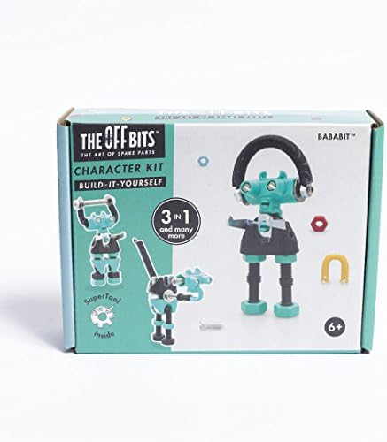 Az Off Bit Robot Játék - Zöld BabaBit Karakter Készlet - Épület & Építési Játék Szerszám Készlet Gyerekeknek, Beleértve a Guide Book - Build-it-yourself