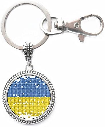 Ukrajna Ékszerek,Ukrajna kulcstartó,ukrán Billentyűt a Gyűrűt, Kulcstartó,ukrán Kulcstartó,Ukrajna, Zászló, Kulcstartó,ukrán Zászló, Kulcstartó