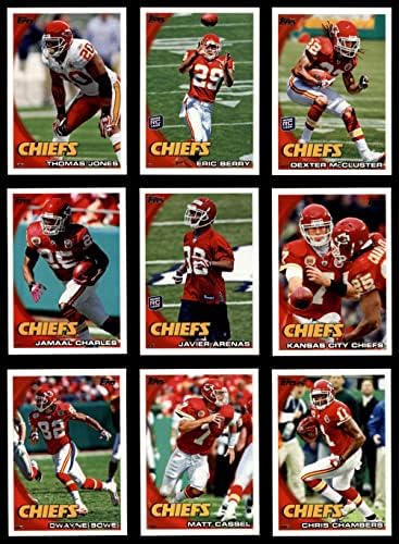 2010 Topps Kansas City Chiefs Csapatát Meghatározott Kansas City Chiefs (Set) NM/MT Chiefs