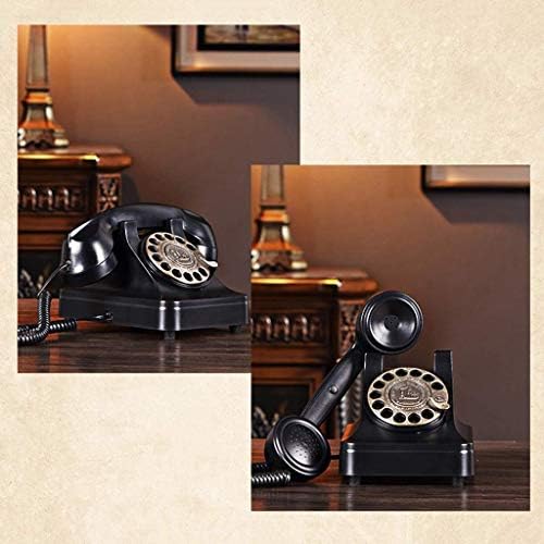 PDGJG Vintage Retro Telefon Tárcsa Lemez Antik Telefonok Asztal Vezetékes Telefon Hónap/Irodai Otthoni Nappali Dekor, Csodálatos Ajándék