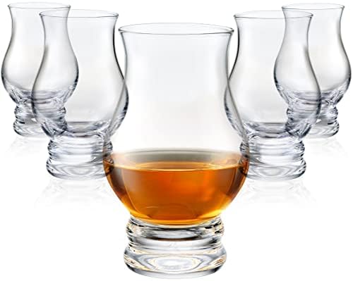 Whiskey szemüveg Készlet 6 - Érdekében Meghatározza, Világos, feles pohár Bár Szett, Régi Vágású, ivópohár Ajándék Szett, Brandy