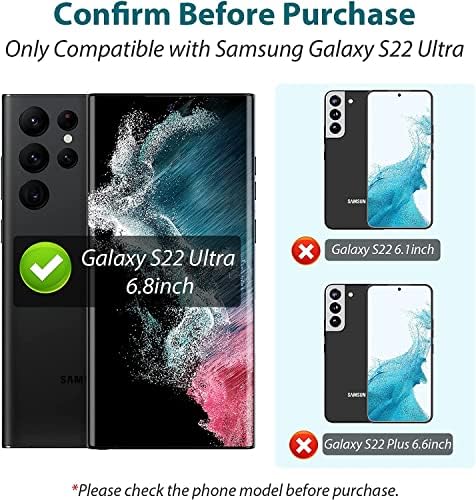 EGV [3 Csomag] képernyővédő fólia Samsung Galaxy S22 Ultra 5G, 3D Ívelt Teljes Lefedettség Puha TPU Film [Támogatást Ujjlenyomat-Olvasó]