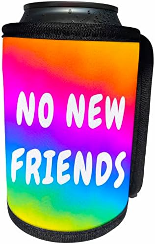 3dRose Kép, idézet, Nem új barátok - Lehet Hűvösebb Üveg Wrap (cc-371984-1)