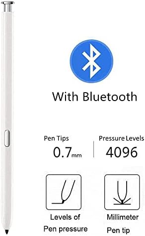 Megjegyzés 20 S Pen (WithBluetooth) Csere Samsung Galaxy Note 20 Megjegyzés 20 Ultra 5G Pálca Touch S Toll Tippek/Csörge (Fehér)