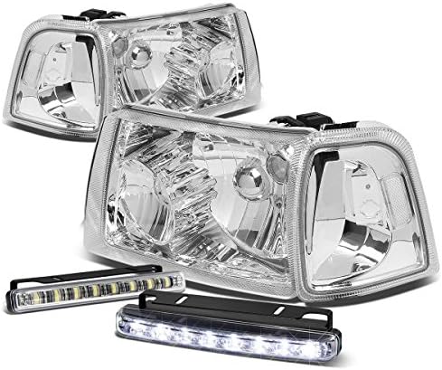 Kompatibilis Ford Ranger 4db Chrome Ház Amber Sarokban Fényszóró+DRL 8 LED-es Ködlámpa