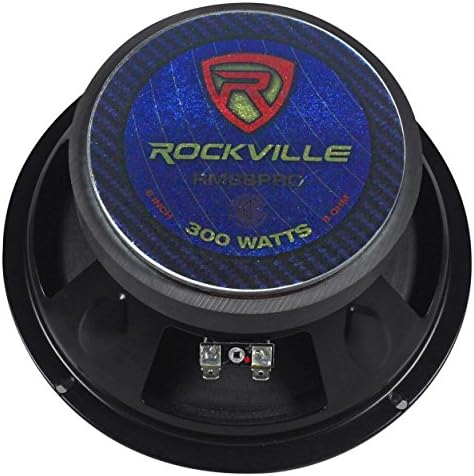Rockville RM88PRO 8 8 Ohm SPL Verseny Középkategóriás Autó Hangszóró, 108dB, 300w