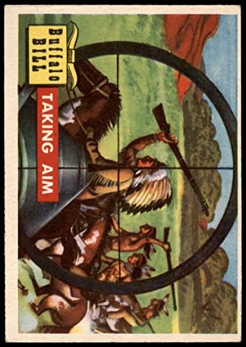 1956 Topps 28 célzás Buffalo Bill (Kártya) EX