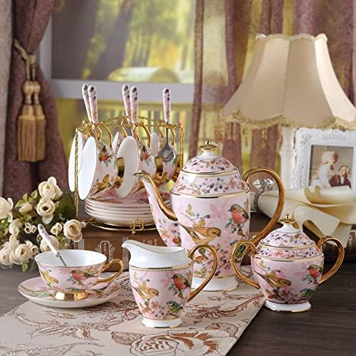 GGEBF Brit Csont Kína Délutáni Tea Tea Set, a Csészét, Európai Kerámia Kávés Készlet, Fekete Tea Csésze, Esküvői Ajándék