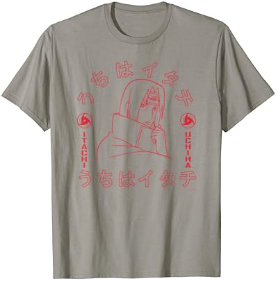 Naruto Shippuden Itachi a Sharingan Rövid Ujjú T-Shirt