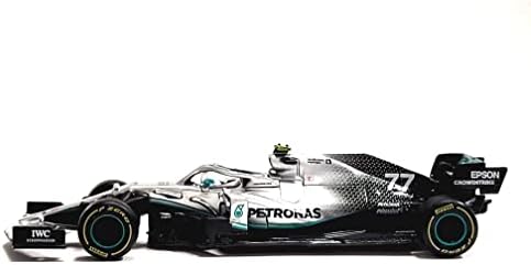 Bburago Mercedes AMG F1 W10 EQ Hatalom F177 Valtteri Hamilton 2019 1/43 Fröccsöntött Modell Autó 38036