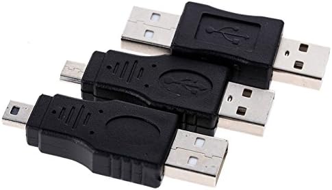 RIJER 5 Pin-OTG Adapter Átalakító USB Férfi-Nő a Számítógép, Tablet Pc, Mobiltelefon 11 Pack