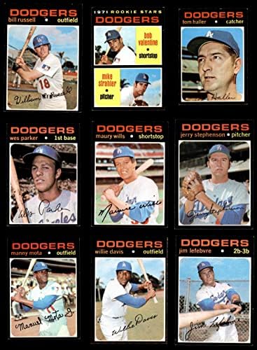 1971 Topps Los Angeles Dodgers Csapat készen áll a Los Angeles Dodgers (Set) NM Dodgers
