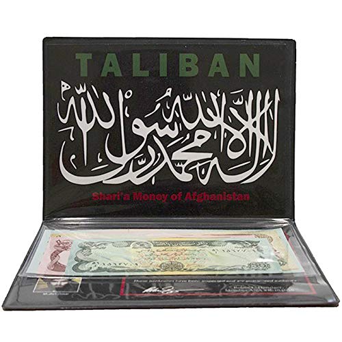 Tálib - Shari ' a Pénz Afganisztánban 5 Bankjegy Album Eredetiséget igazoló Tanúsítvány Uncirculated
