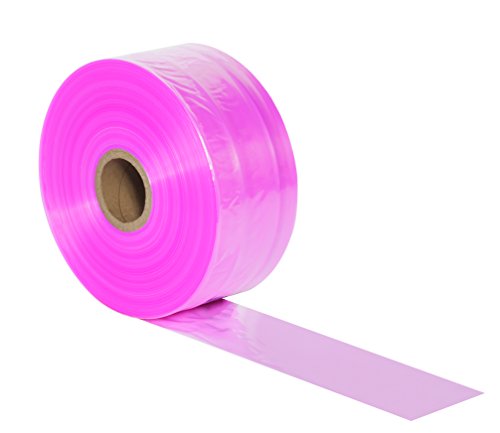 6 x 1075', 4 Mil (1 Tekercs) Rózsaszín antisztatikus Műanyag Poli Cső