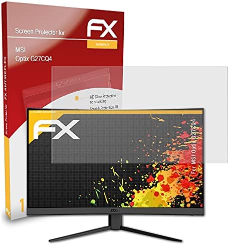 atFoliX képernyővédő fólia Kompatibilis MSI Optix G27CQ4 Képernyő Védelem Film, Anti-Reflective, valamint Sokk-Elnyelő FX Védő Fólia