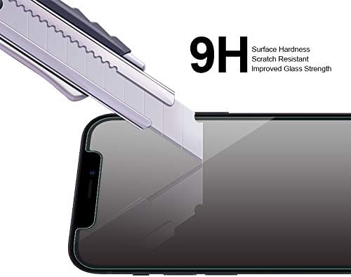 Supershieldz (2 Csomag), amelynek Célja, iPhone 12 Mini (5.4 inch) Edzett Üveg kijelző Védő fólia, Anti Karcolás, Buborék Mentes