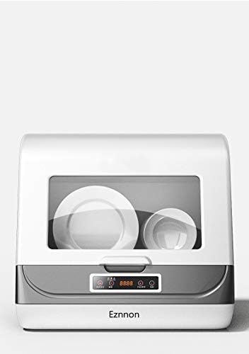 Eznnon Hordozható pulton mosogatógép, egy multifunkcionális mosogatógép automata szárítás funkció, amely alkalmas a mosogatás, gyümölcs,