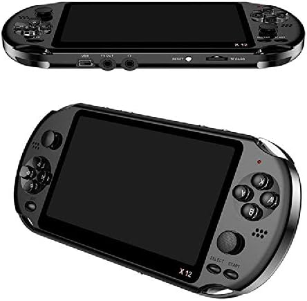 NC 5.1 Hüvelyk PSP X12 Kettős Joystick Kézi játékkonzol MP5 Nagy Képernyőn Játékos Nosztalgikus Arcade Kék