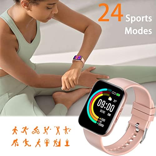 ANCwear Smart Óra, Fitness Tracker 24/7 pulzusszám, Vérnyomás Aludni Monitor, 1.78 érintőképernyő Smartwatch 24 Sport Mód, IP68