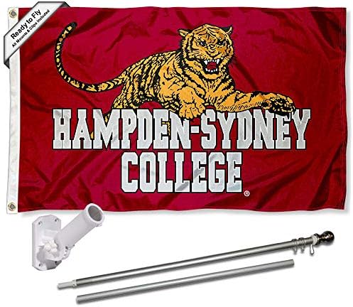 Hampden-Sydney Tigrisek Zászló Rudat Tartó Mount Csomag