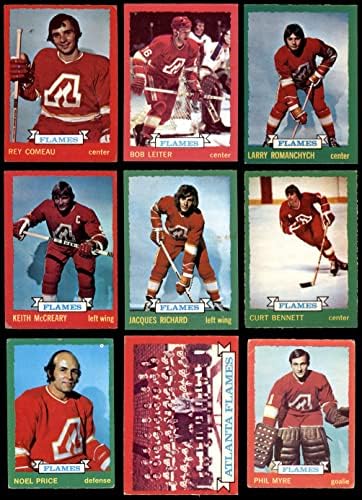 1973-74 O-Pee-Chee Calgary Flames Csapata Meghatározott Calgary Flames (Set) VG Lángok