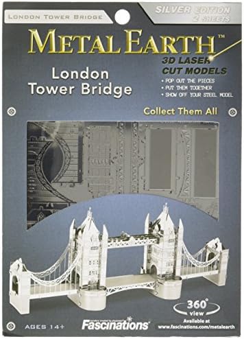 Fascinations Fém Föld London Tower Bridge 3D-s, Fém Modell Készlet
