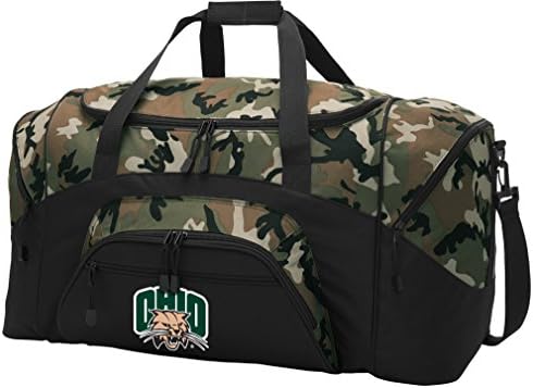 Nagy Ohio Bobcats sporttáska CAMO Ohio Egyetem Bőrönd Télikabát, Poggyász Ajándék Ötlet Férfiaknak Ember Neki!