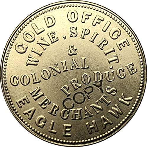 Ausztrália 1857 1 Penny Másolás Érme 34MM COPYCollection Ajándékok