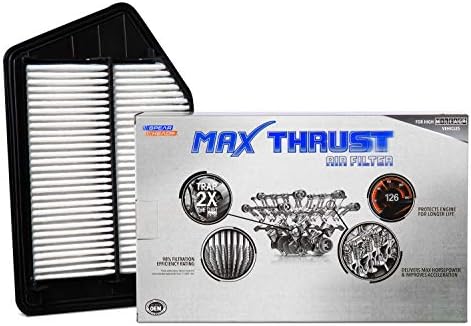 A különítmény Max Tolóerő Teljesítmény Motor Levegő Szűrő Minden Futott Járművek - Növeli a Power & Javítja a Gyorsulást (MT-476)