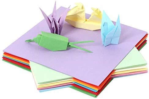 100 Lap 20x20cm/8inch Prémium Origami Papír Szett Gyerekeknek Dupla Oldalú Négyzetek Origami DIY Négyzet Szeres Papír Kézművesség