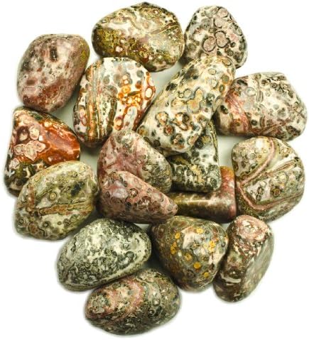 Hipnotikus Drágaköveket Anyagok: 1lb Tömeges Zuhant Leopárd mintás Jasper Kövek Afrika - Természetes Csiszolt Drágakő felszerelés