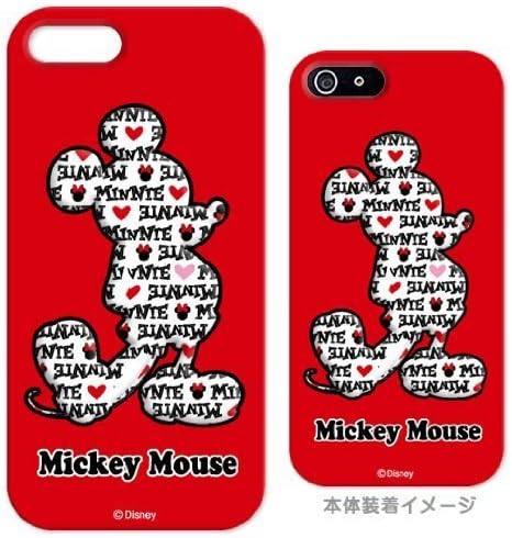 Rana Egyedi borítót iPhone5 dia megkönnyebbülés Mickey Minnie Egér Szerelem (japán import)