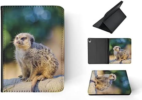 Aranyos Szurikáta Mongúz Állat 16 FLIP Tabletta ESETBEN Cover az Apple az IPAD Mini (2021) (6 GEN)