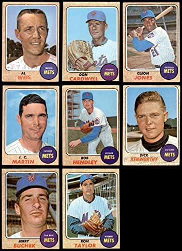 1968 Topps New York Mets Közelében Csapat Set New York Mets (Set) GD+ Mets
