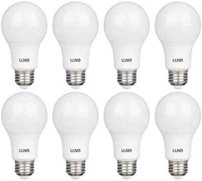 LUNO 19 Nem Szabályozható LED Izzó, 9.0 W (60W Egyenértékű), 800 Lumen, 4000K (Semleges Fehér), Közepes Bázis (E26), UL Minősített